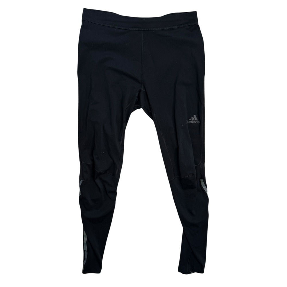 Adidas Running ClimaCool Black Athletic Tights Leggings‎ Women's Size L